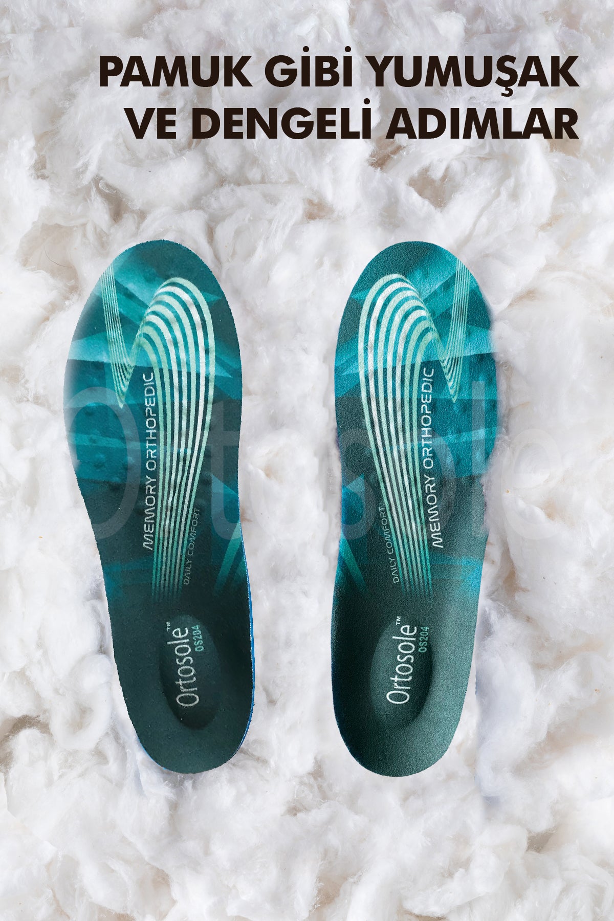 OS204 Memory + Jel Ortopedik Tabanlık
