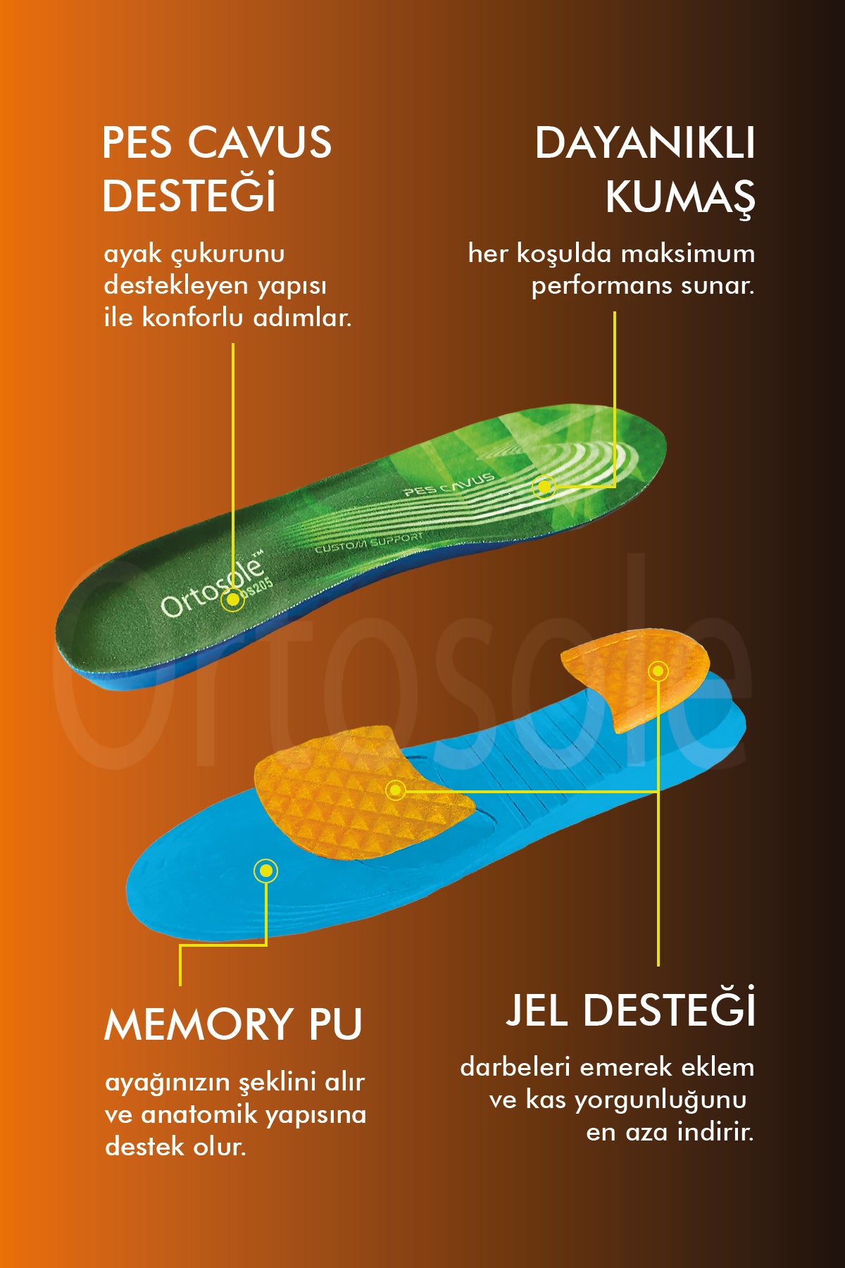 OS205 Pes Cavus Tabanlık