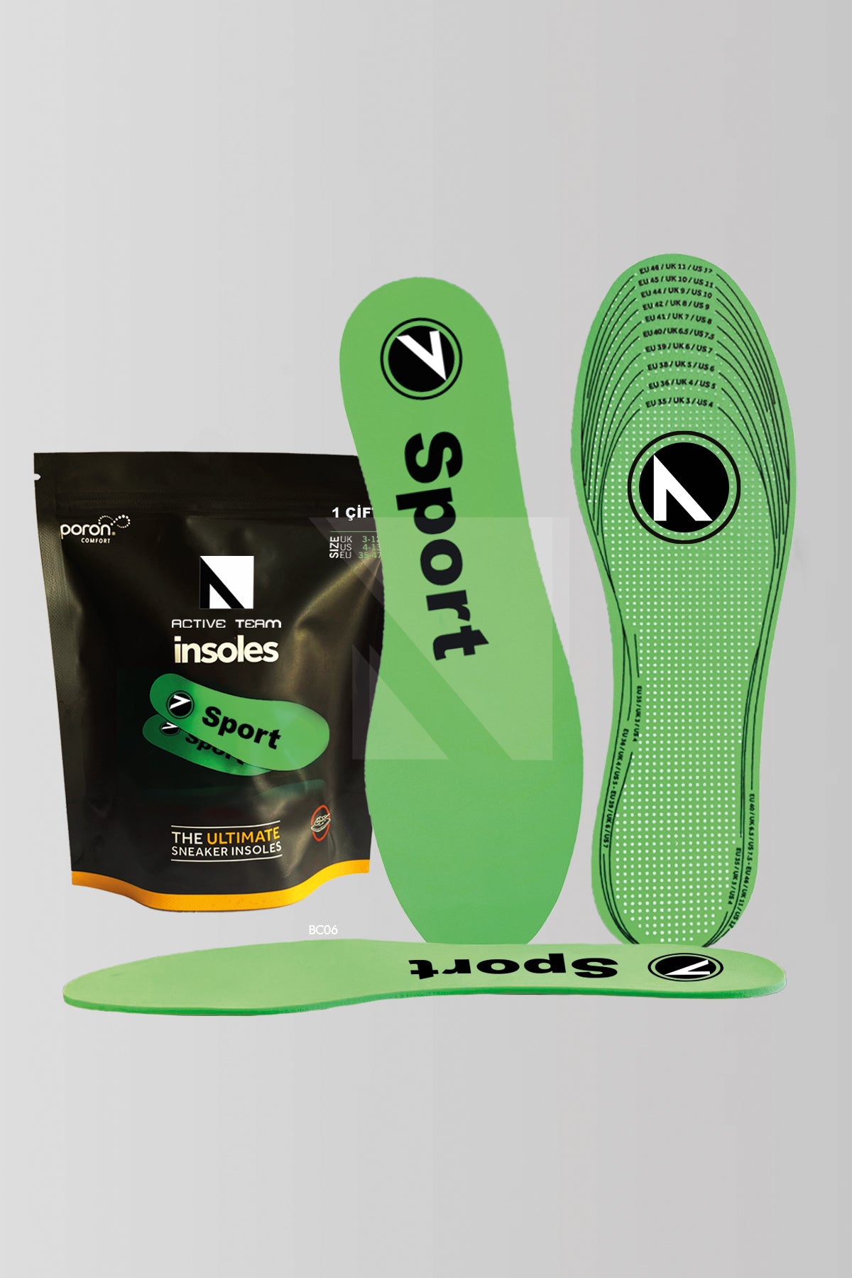 BC06 Poron Tech Spor Tabanlık