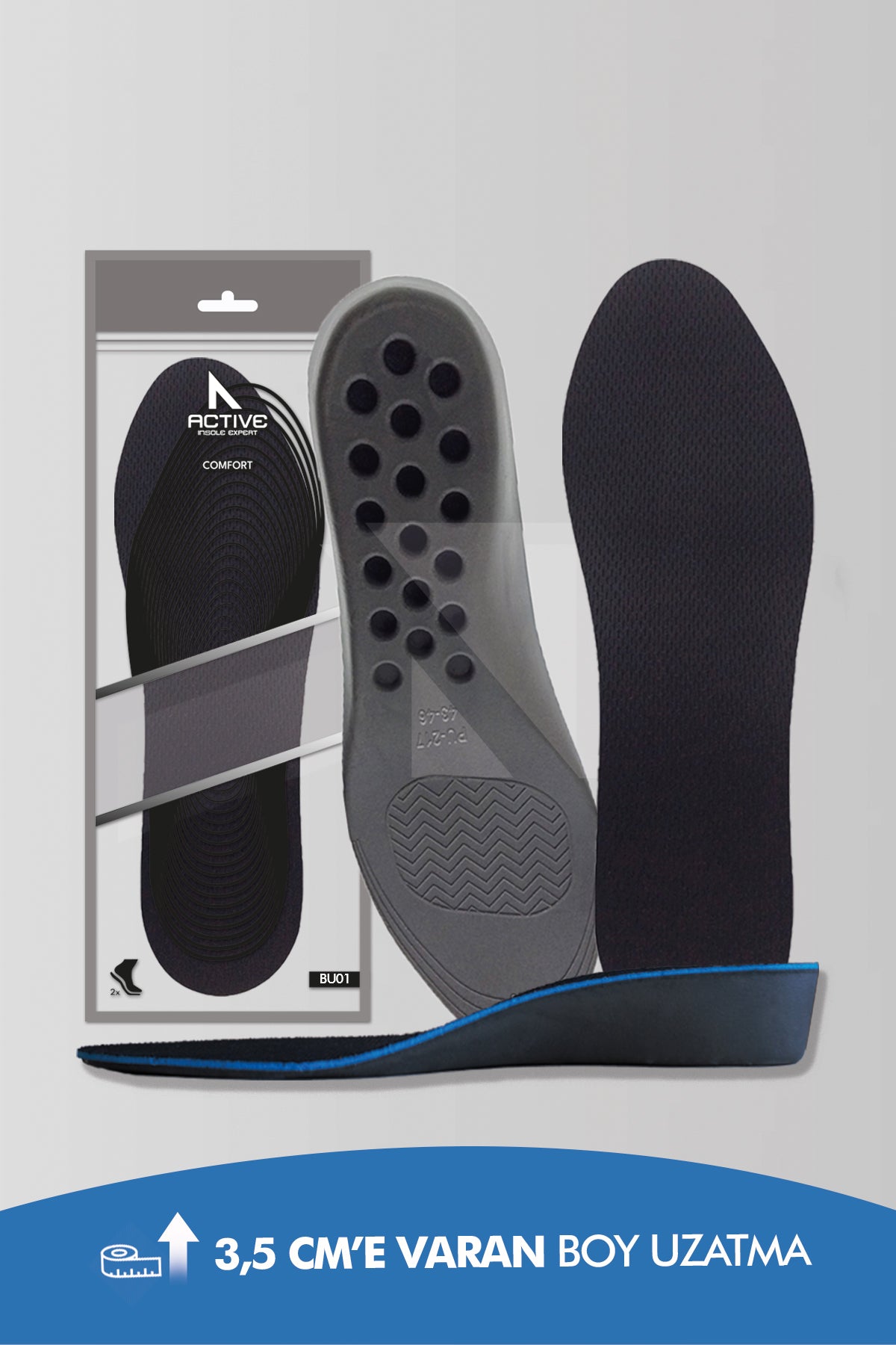 BU01 3,5 Cm Boy Uzatıcı Tabanlık