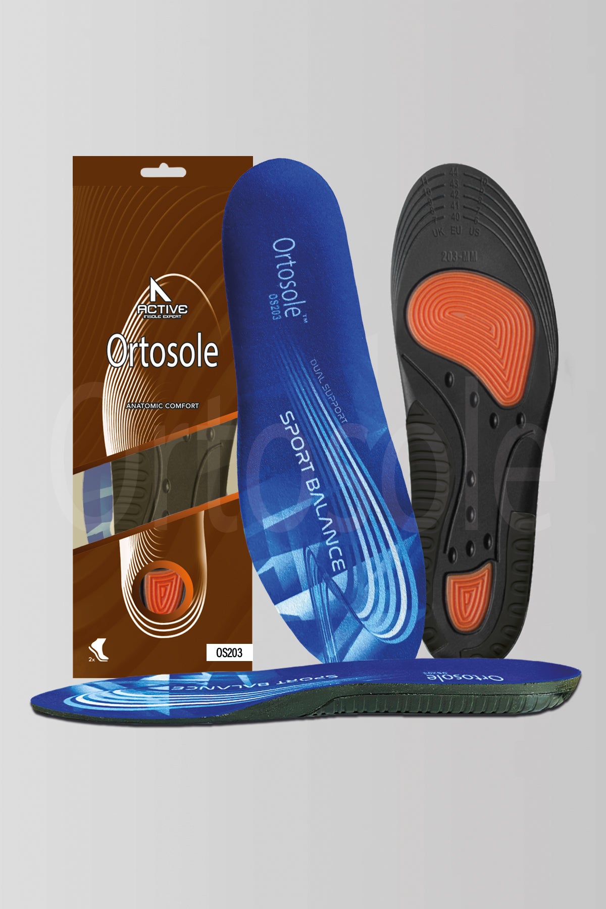 OS203 Çift Kemer Destekli Spor Tabanlık