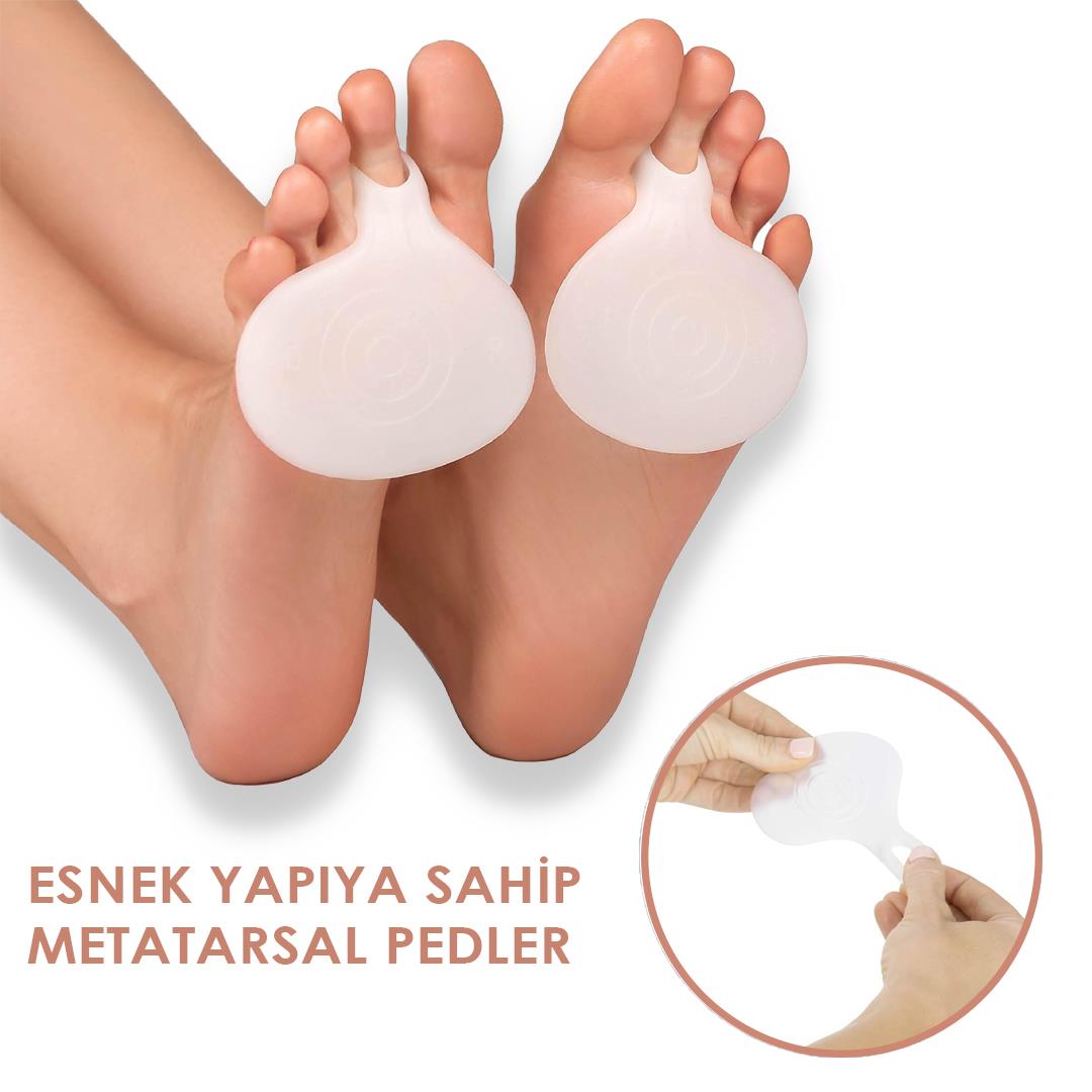 MG05 - Silikon Metatars Desteği | Yumuşak, Darbe Emici, Ayak Ön Bölgesi Için Koruyucu Ped