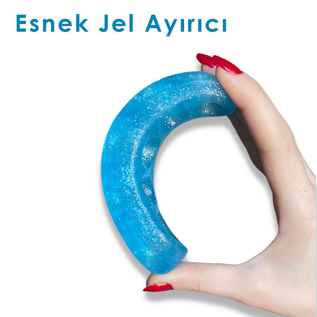 MG08 - Slikon Parmak Ayracı, Ayak Parmakları Destekleyici Slikon Parmak Ayırıcı, Yumuşak Parmak Destekleyici