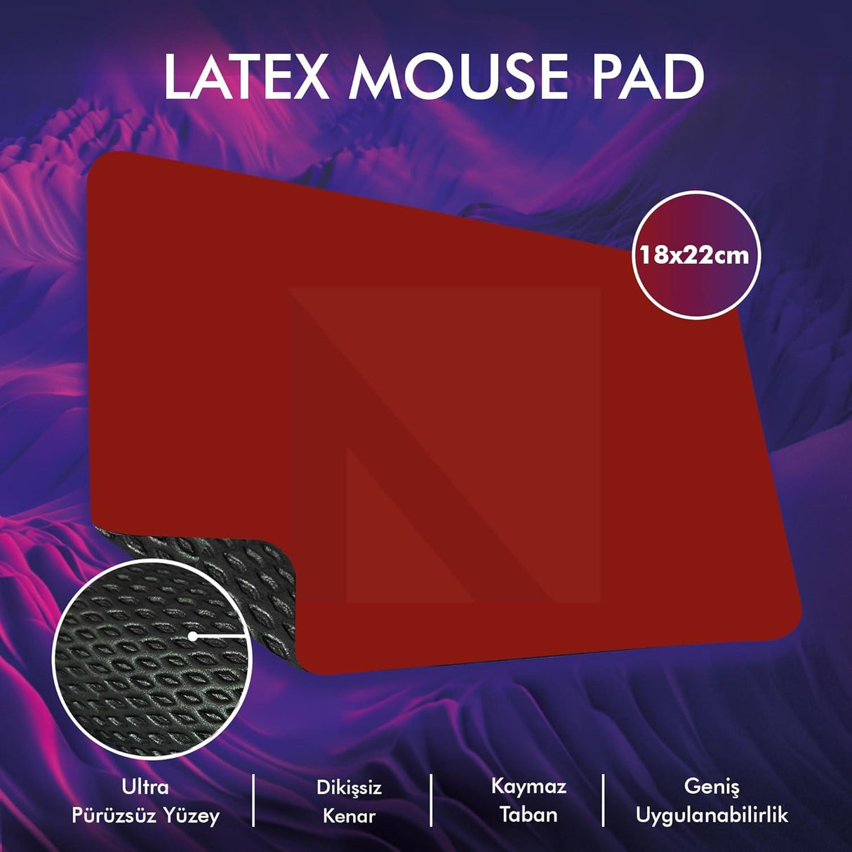 MP05 - 22x18 Small Gaming Mousepad | Kaymaz Taban, Oyuncu Gamepad, Ev, Ofis, Oyun