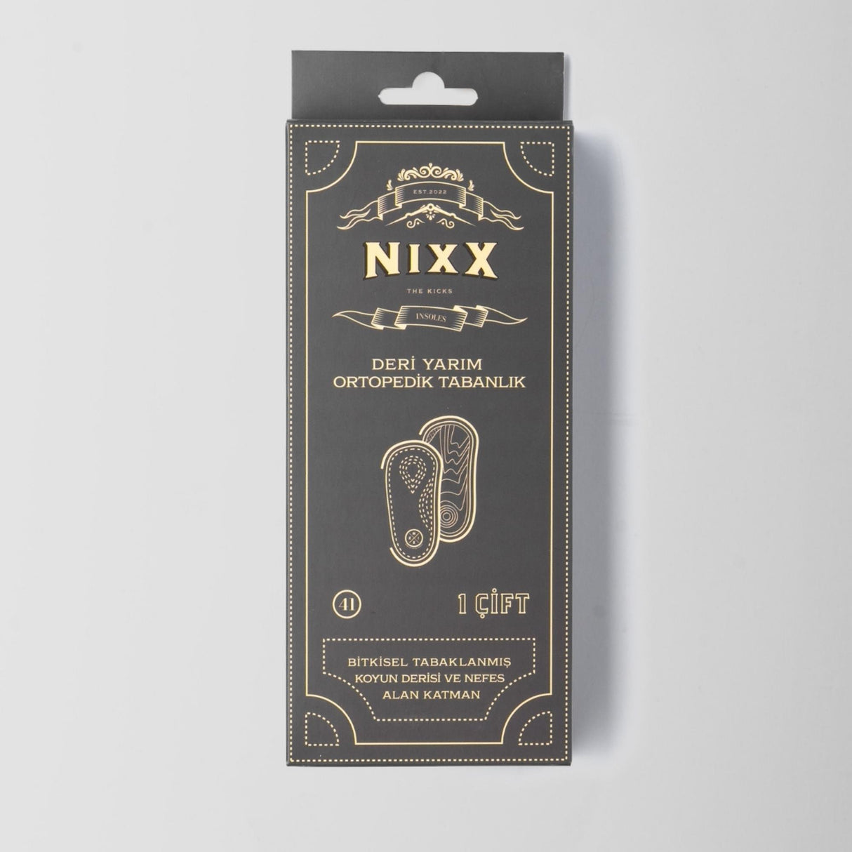 NX104 - Deri Yarım Ortopedik Tabanlık