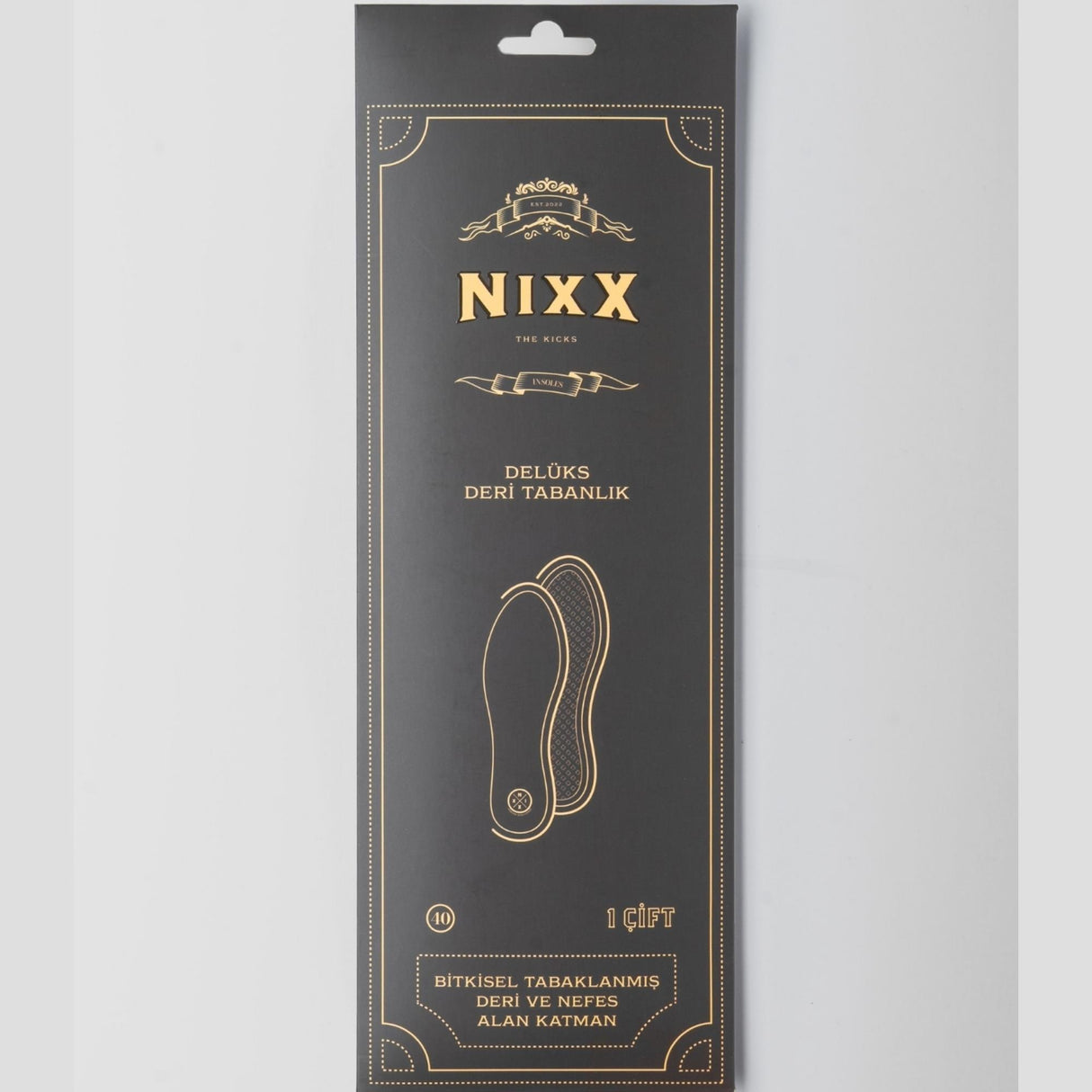 NX105 - Delüks Deri | Bitkisel Tabaklanmış, Nefes Alabilen ve Konforlu Yumuşak İç Tabanlık