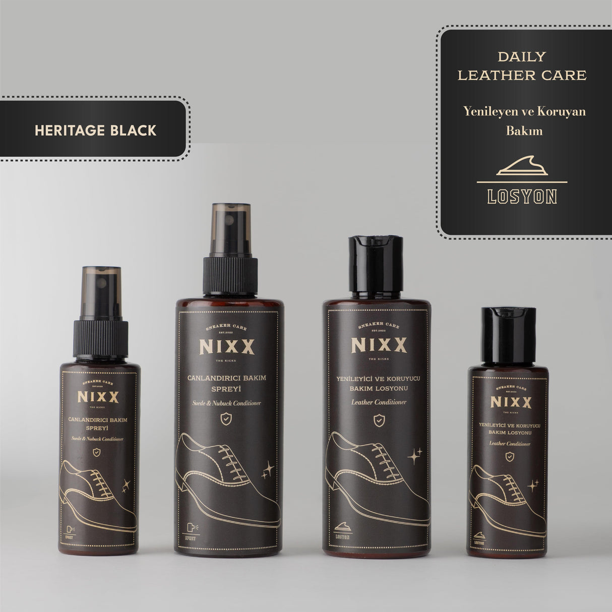 NX901 - Deri ve Süet Bakım Losyonu | Yenileyici ve Koruyucu, 100ml