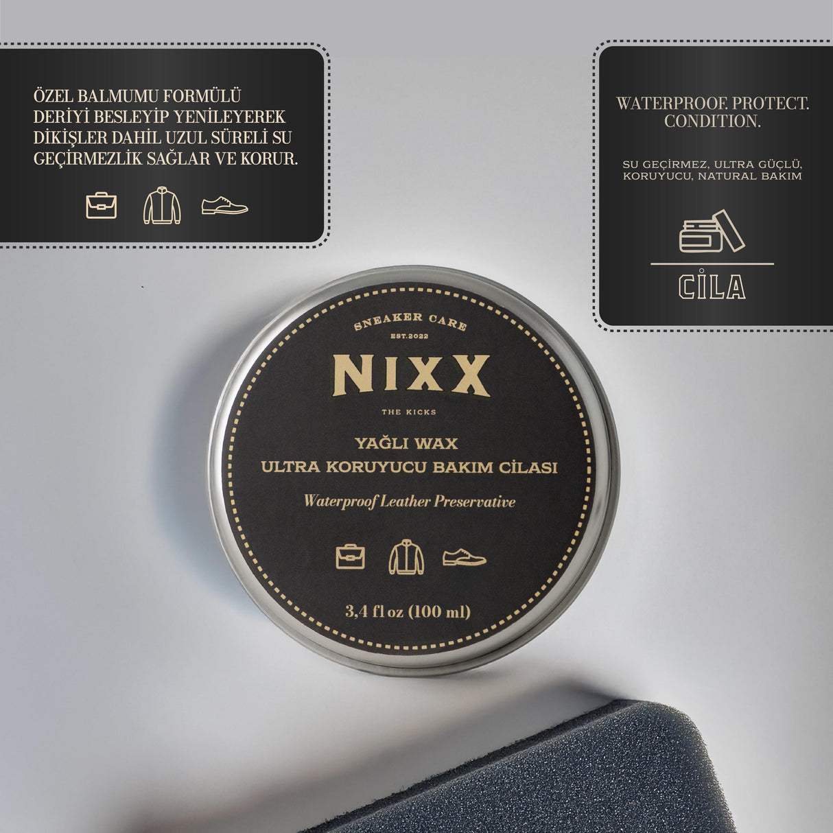 NX903 - Yağlı Wax Bakım Cilası | Ultra Koruyucu, 100ml