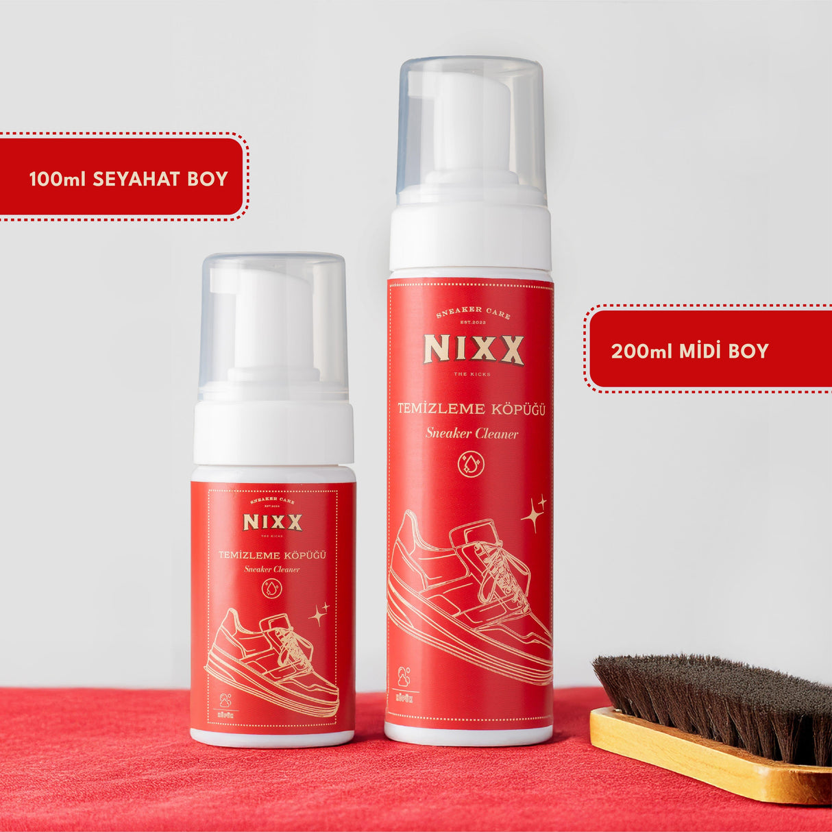 NX904 - Ayakkabı Temizleme Köpüğü | Tüm Ayakkabılar için, 100ml