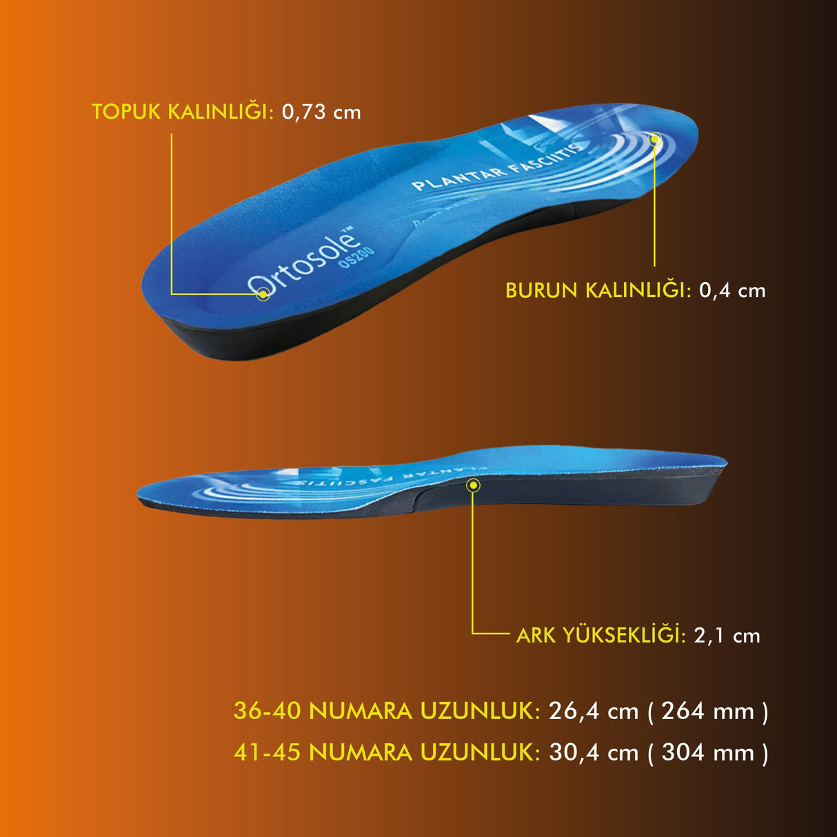 OS200 Plantar Fasciisit Tabanlık