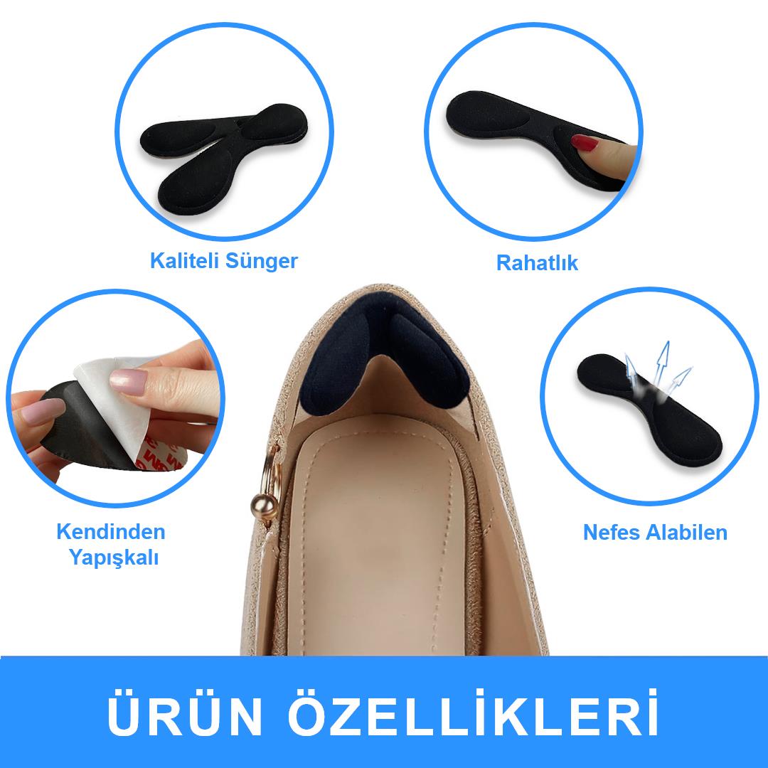 SP07 - Yapışkanlı Bilek Koruma | Topuk Vurma Önleyici Ve Ayakkabı Daraltma Yumuşak Sünger Ped