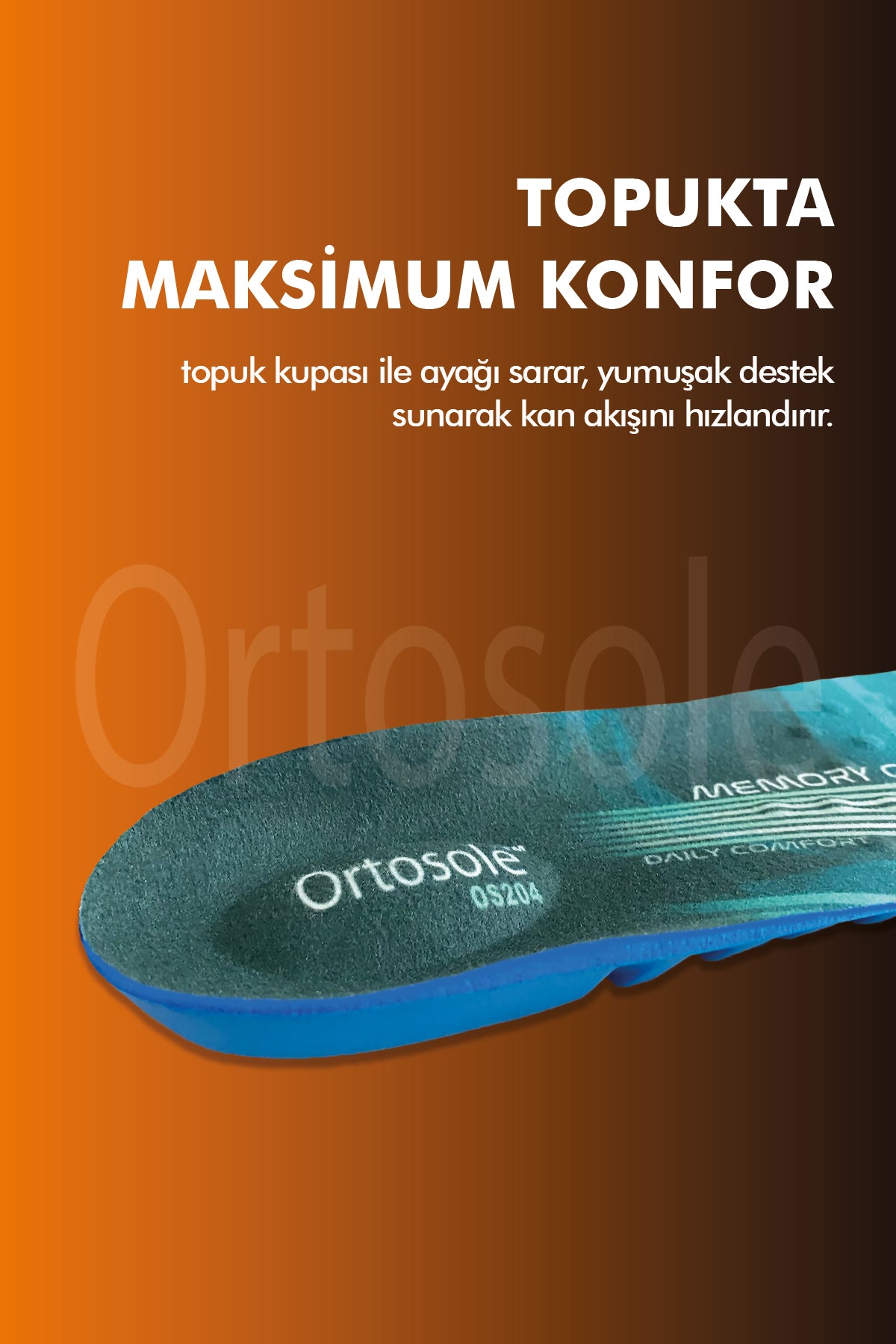 OS204 Memory + Jel Ortopedik Tabanlık
