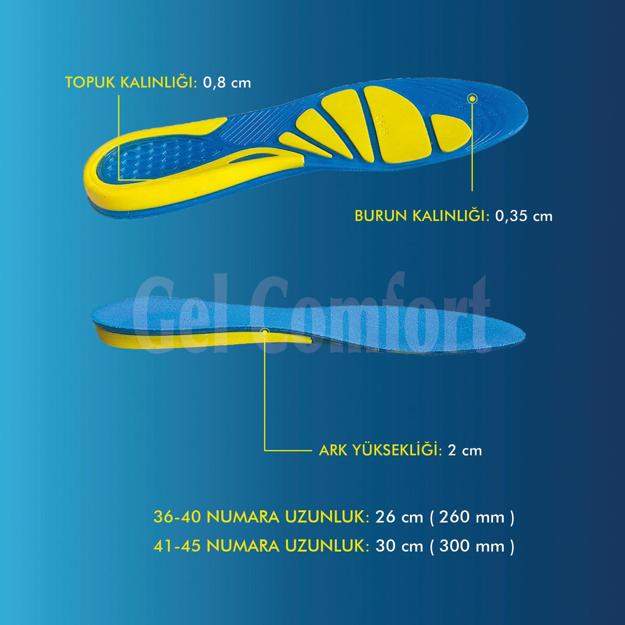 GC14 Yumuşak Jel Günlük Tabanlık