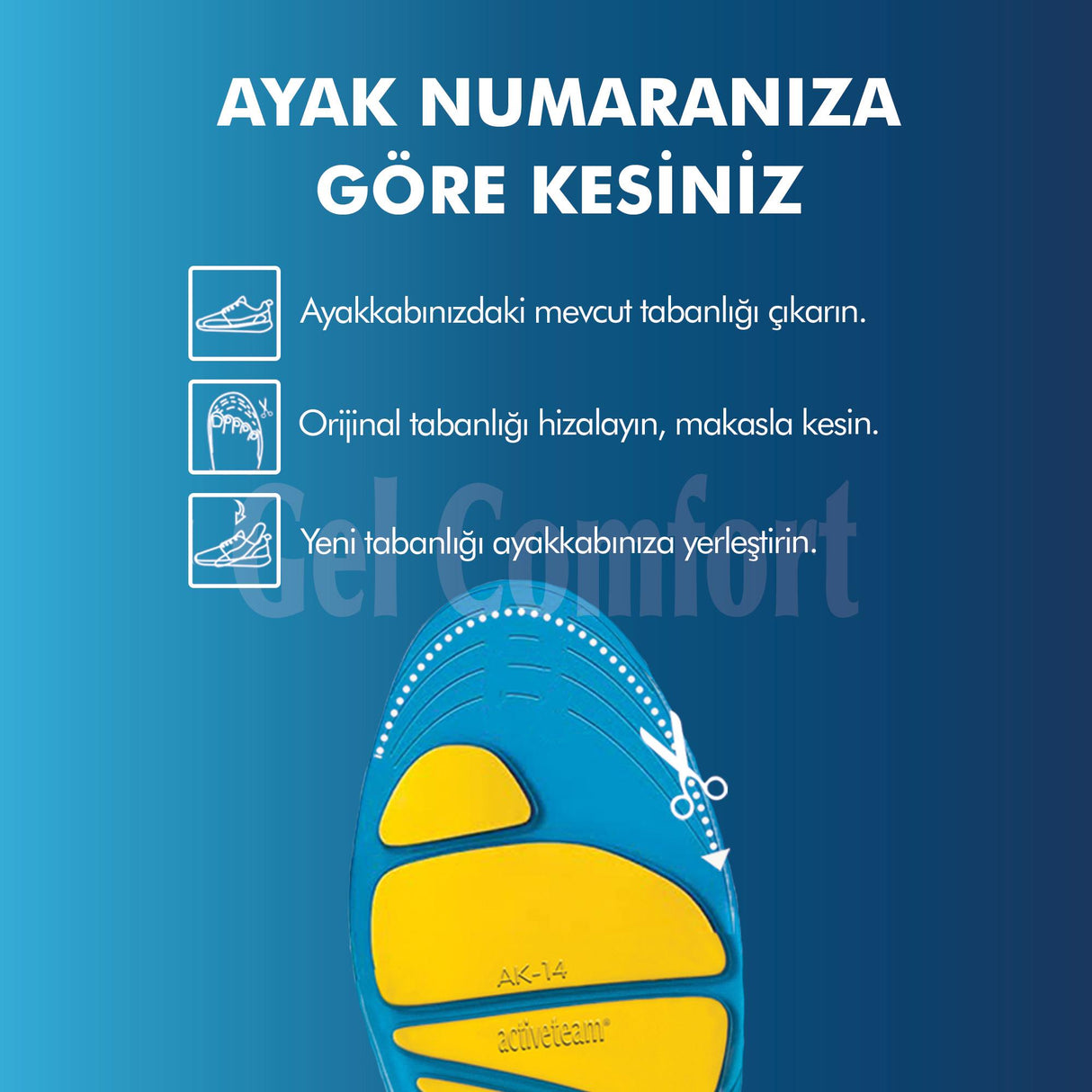 GC14 Yumuşak Jel Günlük Tabanlık