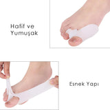 MG07 - Slikon Bunyon Koruma, Baş Parmak Destekleyici Slikon Koruma Pedi, Erkekler ve Kadınlar İçin Yumuşak Parmak Koruyucu Ped