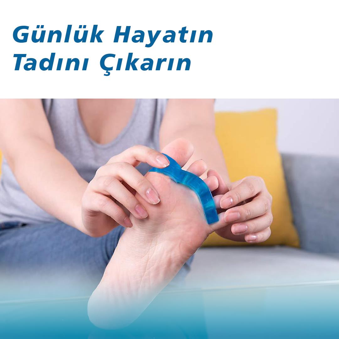 MG08 - Slikon Parmak Ayracı, Ayak Parmakları Destekleyici Slikon Parmak Ayırıcı, Yumuşak Parmak Destekleyici