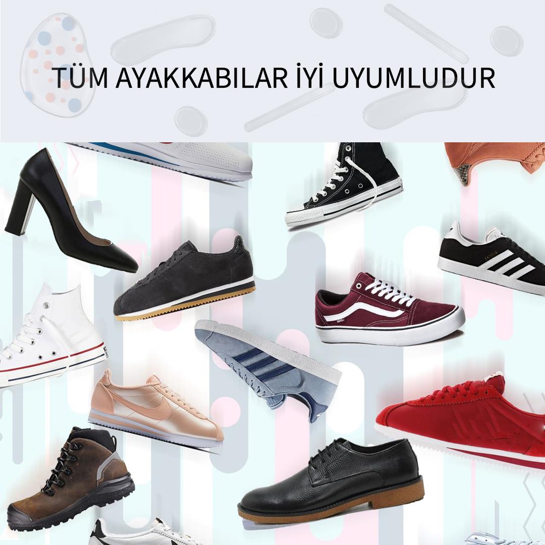 MG14 - Bakım Seti 1 | Ayak Ve Çanta Destek Seti, Nasır Koruma, Yumuşak Şok Emici Yapışkanlı Jel
