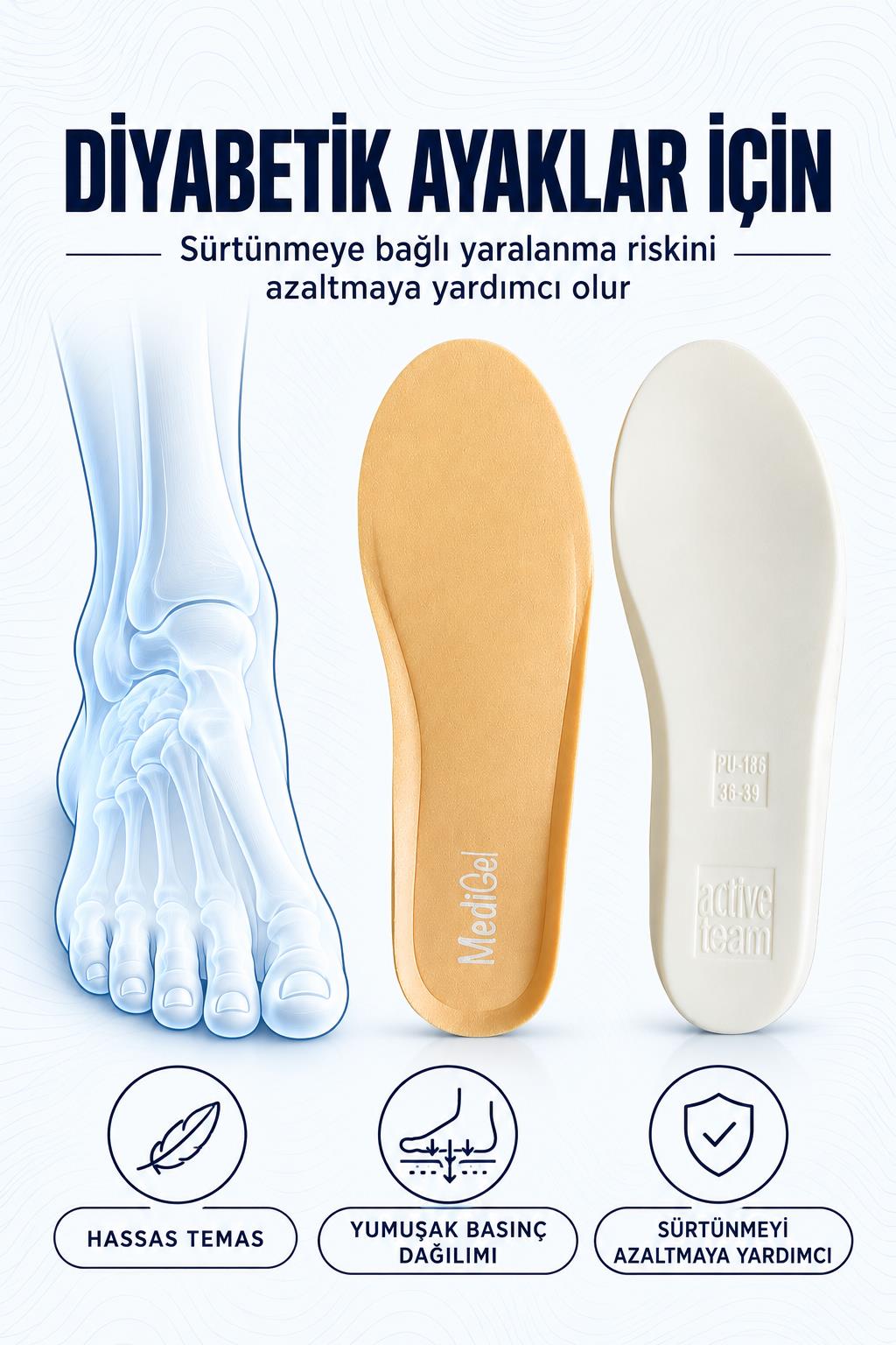 MG16 Diyabetik Yumuşak Tabanlık