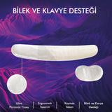 MP04 - Jel Mouse ve Klavye Bilek Destek Pedi | Yumuşak, Ergonomik, El Bileği Dinlendirme Ped Set