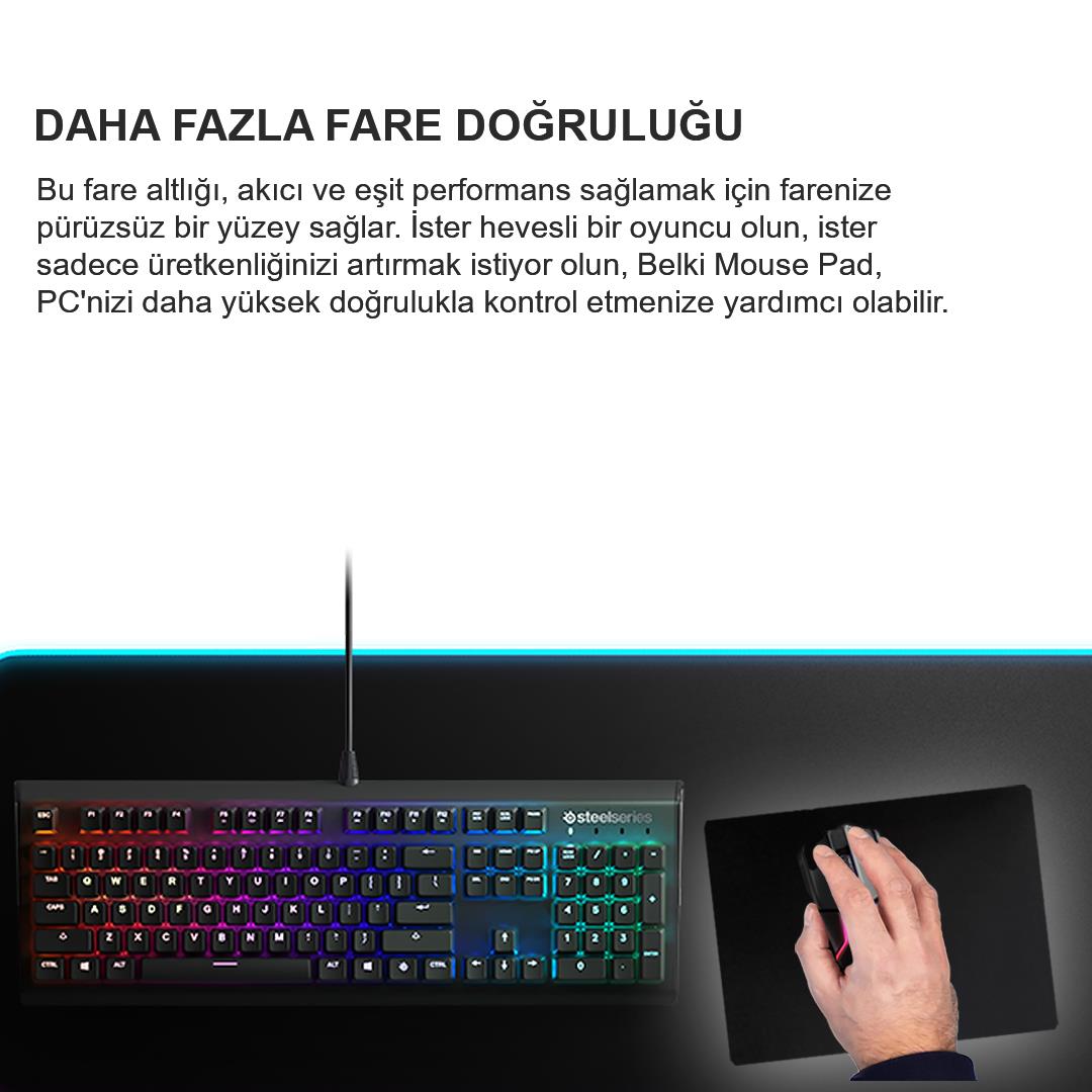 MP07 - 24x33 Ofis ve Gaming Mousepad | Kaymaz Taban, Oyuncu Gamepad, Ev, Ofis, Oyun için