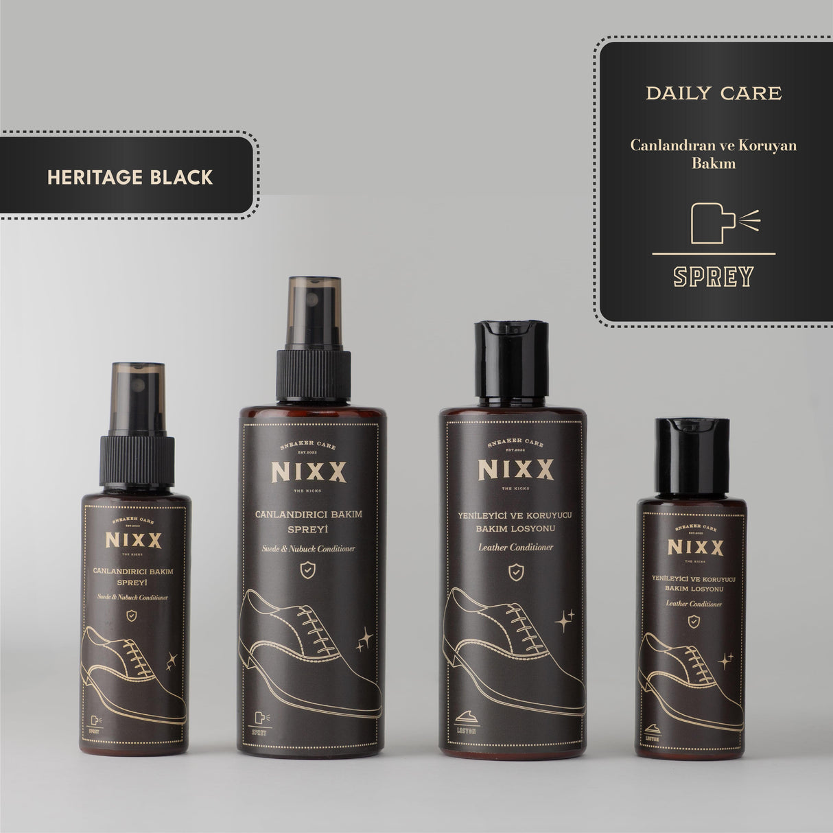 NX902 - Deri ve Süet Bakım Spreyi | Canlandırıcı Etki, 100ml
