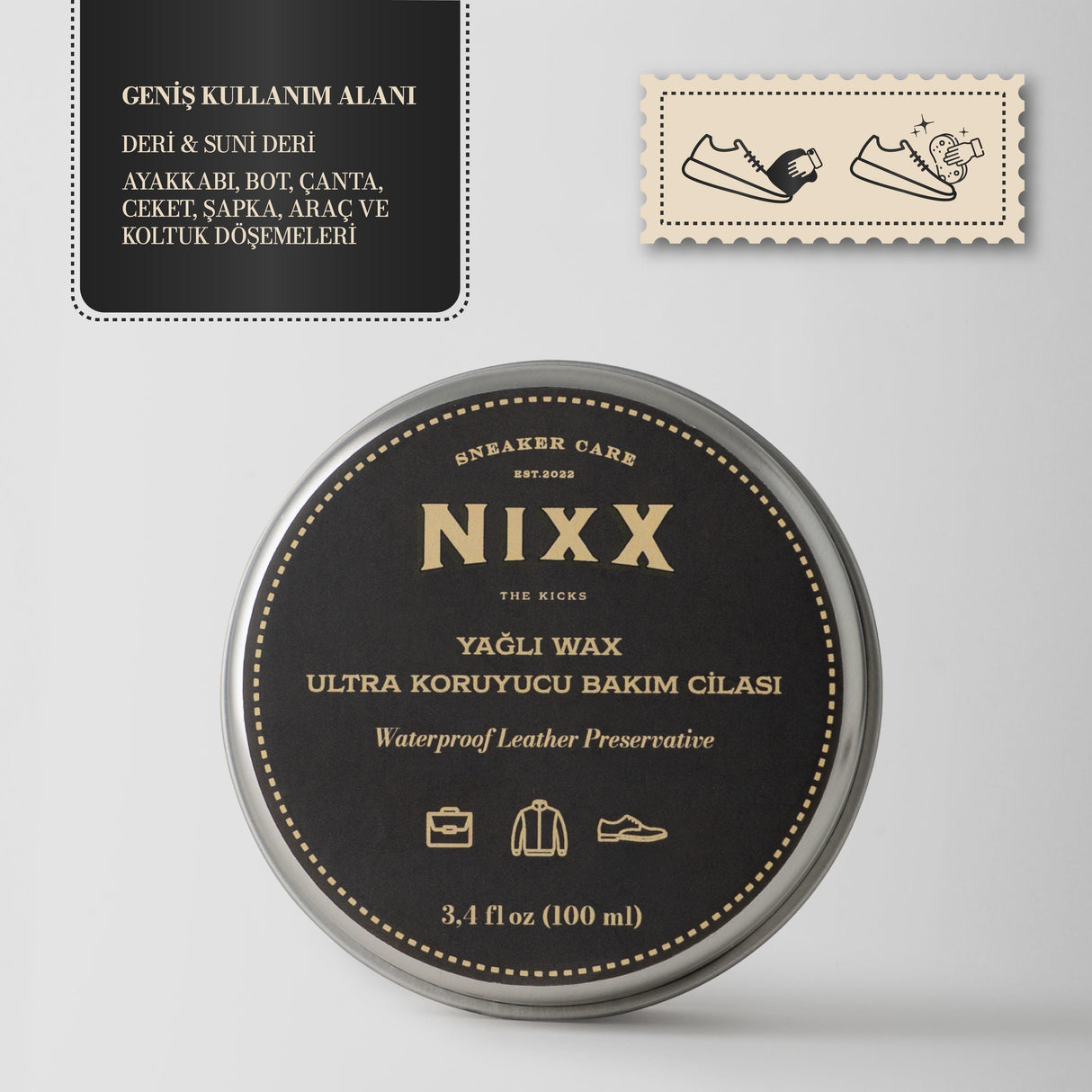 NX903 - Yağlı Wax Bakım Cilası | Ultra Koruyucu, 100ml