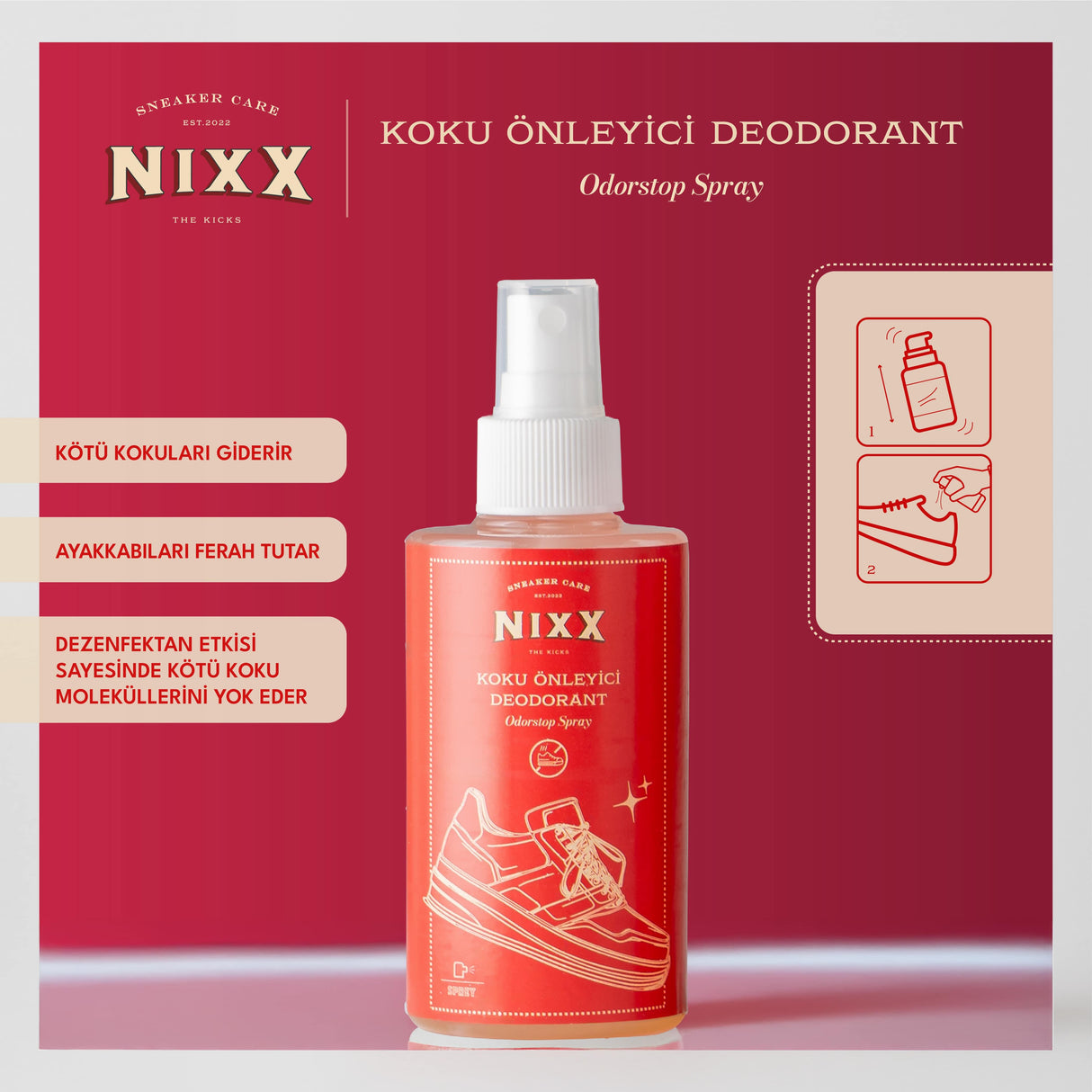 NX905 - Koku Önleyici Deodorant | 200ml