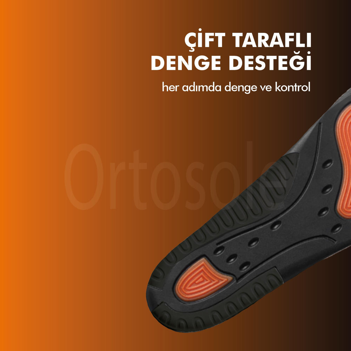 OS203 Çift Kemer Destekli Spor Tabanlık