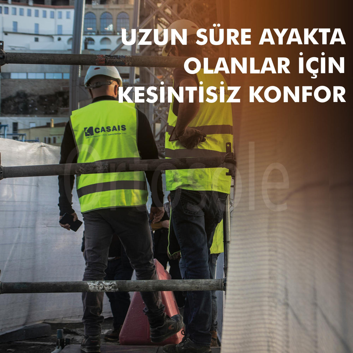 OS206 - Yumuşak Günlük Ortopedik | Şok Emici ve Destekleyici, Jel Destekli Konfor İç Tabanlık