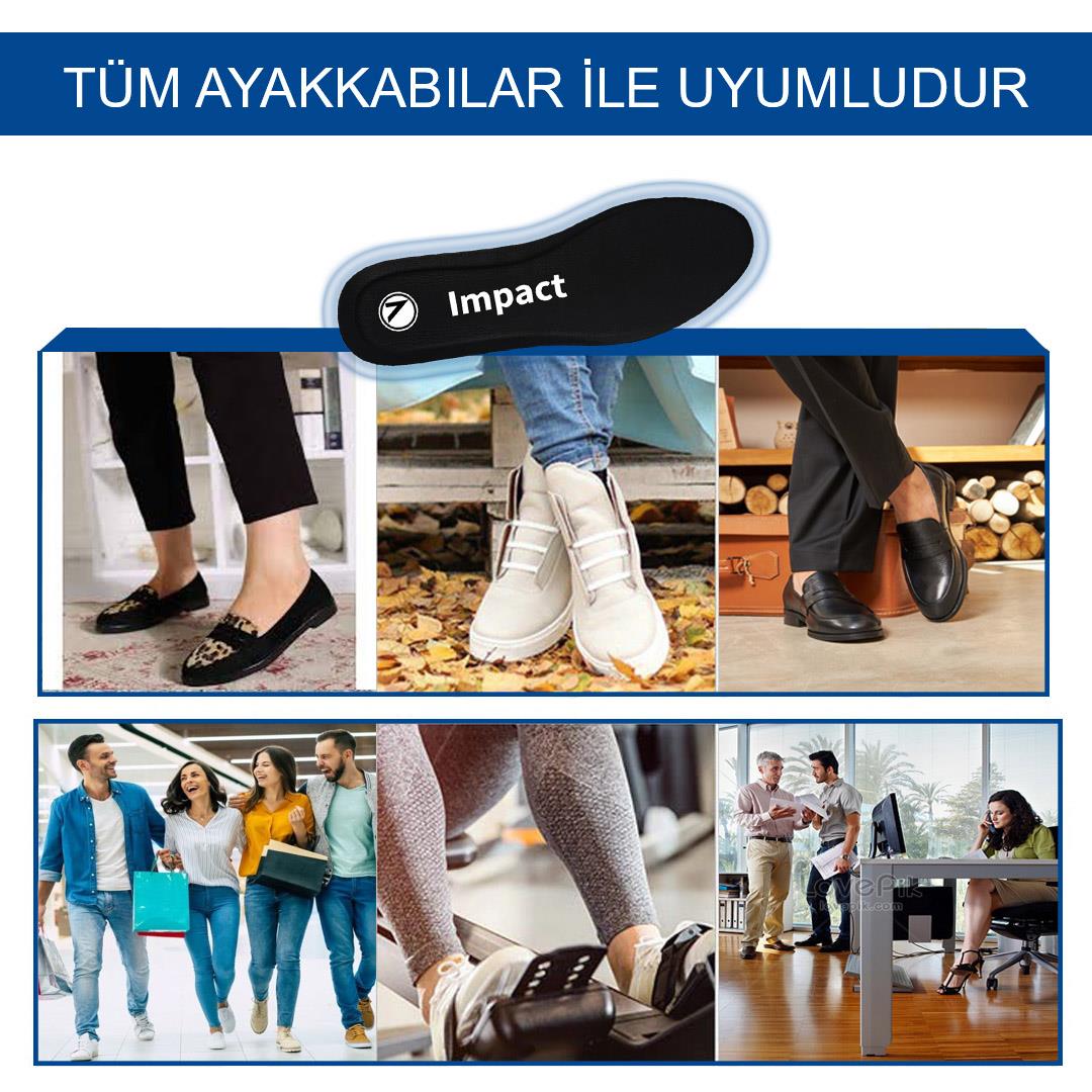 SG02 - Yumuşak Memory Foam Hafızalı Ayakkabı Tabanı | Ayak Şeklini